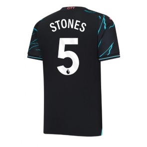 Maillot de foot Manchester City John Stones #5 Troisième 2023-24 Manches Courte